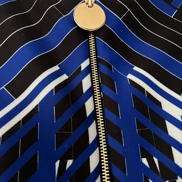 Calvin Klein Size 14 Multi-Colored Print Dress - Picture 3 of 4